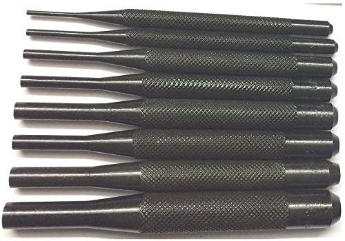 Set of 8 pcs kurz Drive Pin Punch Set 10,2 cm long-hard & Ground/Imperial STD