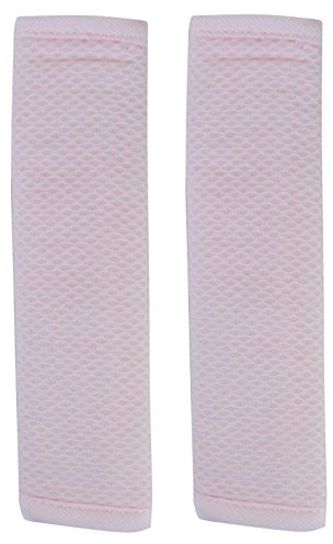 Gurtpolster wendbar für Kinderwagen, Gruppe 0, Maxi Cosi oder Babytragetasche. Slicht: Rosa