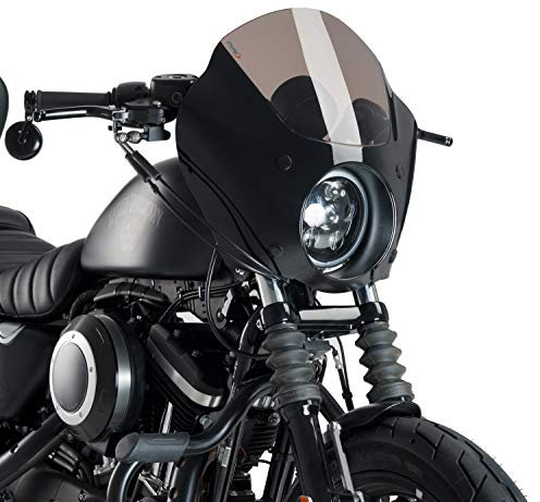 Customaccess Tête de Fourche Modèle Dark Night Noir Customacces für Harley Davidson Sportster 1200 Superlow XL1200T 95'-15'