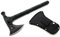 KOSxBO® Profi Tomahawk Camping-Axt Kriegs-Beil Schwarz Outdoor Survival Hammer Werkzeug Ausrüstung im Set mit Gürtelholster - BEIL TOMAHAWK