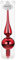 Inge-glas Christbaumspitzen 26cm | Weihnachtsbaumspitzen matt glänzend Baumspitze Spitze Christbaumschmuck (Chianti rot Glanz)