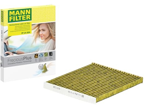 MANN-FILTER FP 24 004 Innenraumfilter/Kabinenluftfilter - FreciousPlus Biofunktionaler Pollenfilter - für Pkw + Transporter