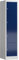 Lüllmann Schließfachschrank Fächerschrank 4 Fächer 1800 x 400 x 500 mm Spind (RAL 7035/5010 lichtgrau/enzianblau)