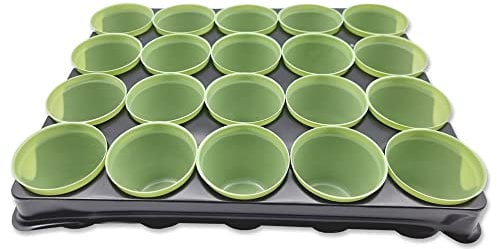 Greenhouse Grow Kit - 20 Growing Pots for Sowing Seeds – Mini Greenhouse for 20 Different Plants