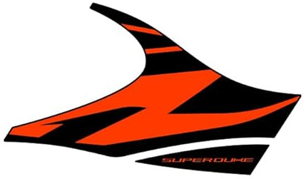 Protezione Adesiva Forcellone Superduke COMPATIBILE CON 1290 R 2013-2019 AFR-SD1290R-13-19 (Orange)