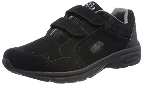 Brütting Unisex Circle V Walkingschuhe, schwarz/Silber, 39 EU