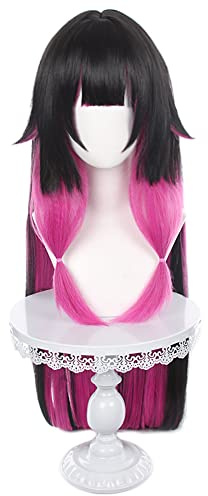 HIROAKIYA Damselette Columbina Cosplay Wig with Wig Cap, Length approx.110cm