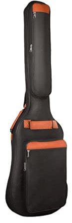 kowaku Portable Electric Bass Guitar Bag, Backpack Adjustable Shoulder Strap Oxford Cloth Durable Travel Case Guitar Cover Bag for Electric Bass, Bass