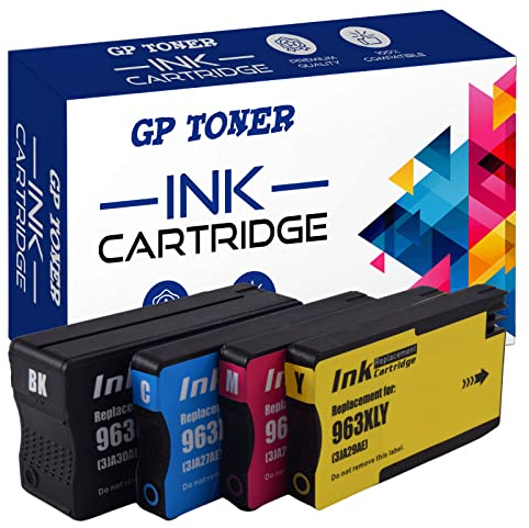 GP TONER Druckerpatronen Ersatz für HP 963 Tintenpatrone für HP OfficeJet Pro 9010 9012 9014 9015 9016 9019 9020 CMYK