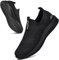Littleplum Baskets Femmes Décontractées Non Slip Léger Chaussures Randonnée Femmes Outdoor Fitness Gym Chaussures Sport,Noir,39