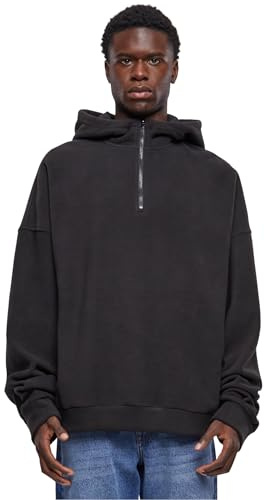 Urban Classics Herren Oversized Polar Fleece Half Zip Hoody