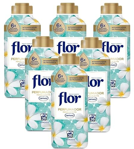 Flor Perfumador para la Ropa, con perlas de frescor, fragancia Nenuco - 216 lavados (6x36 lavados)