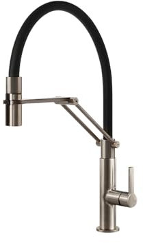Systemceram OFFEO PRO Edelstahlfinish Hochdruckarmatur