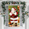 Weihnachten Türabdeckung Dekoration Weihnachtsmann Schneemann Tür Abdeckung Weihnachts Tür Veranda Hängen Banner Weihnachtsdeko Weihnachten Hintergrund Banner für Haustür 200x90cm (D4, One Size)