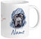 GRAZDesign Tasse mit Hunden und Namen personalisiert, coole Namenstasse für Kinder, Jugendliche und Erwachsene, für Hundeliebhaber Keramik 330ml (Cane Corso, 330ml)
