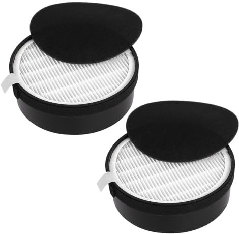 Benfosh 2 pieces replacement filters compatible with Levoit LV-H132 LV-H132-RF air purifier, HEPA & activated carbon filter set