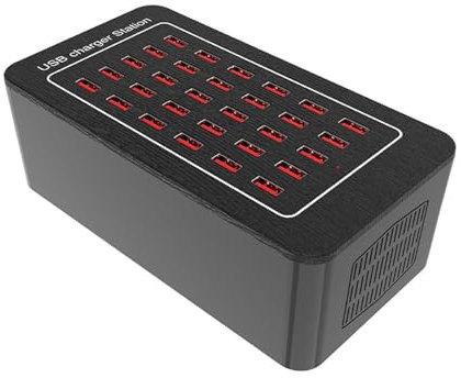100W Multi-Port Charger High Power 20 Ports 30 Ports 40 Ports Charger 1A2A Charging USB Multi-Port Charger,30