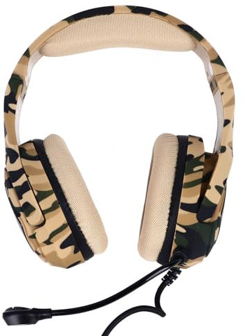 Over-Ear Gaming Headset, Wired Gaming Headset with Microphone for Smartphones (Desert Camo)