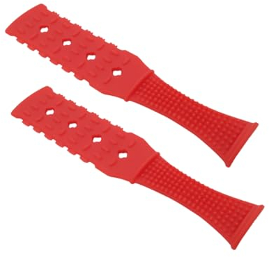 Ipetboom Hammer Massagegerät Klatscher Für Und Fitness, 2 Stück Silikon Rückenmassage Werkzeug Rot Aktive Meridian Pat Stick Ideal für Schulter Rücken und Bein Massage Zur Linderung Von, 28x6cm