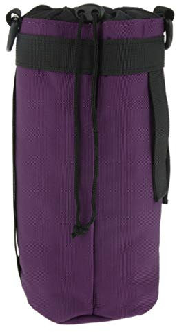 Timcryxient 1.5L Water Bottle Holder Carrier Pouch Sleeve Bag Camping Hiking Purple