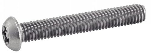 Vis métaux tête bombée torx teton inviolable A2 ISO 7380 4X25 boîte de 100 - ACTON - 628054X25