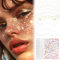 Calkkrer 6 Stück Goldene Silberne Sommersprossen Freckles Tattoos Und 3 Stück Glitzersteine Gesicht, Party Und Karneval Accessoires, Klebe Tattoo, Selbstklebende Glitzersteine