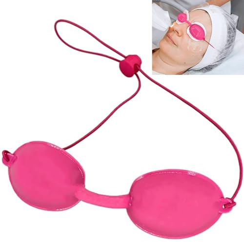 Luxiremi Schutzbrille und Augenklappe Laserlichtschutz Schutzbrille IPL Beauty Clinic Patient für Patienten in IPL, UV-, Infrarot-LED-Lichttherapie, Sonnenbaden am Strand