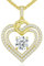CDE Kette Damen Moissanite Halskette Damen Silber 925, Doppel Herz VVS1 Reinheit D Farbe, Frauen Schmuck Geburtstags Geschenk für Sie Freundin Weihnachten Valentinstag Muttertags (1.5 Karat 14K)