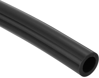 sourcing map Tuyau en silicone pour transfert de pompe - Noir - 12 mm de diamètre intérieur x 19 mm de diamètre extérieur de 5 m