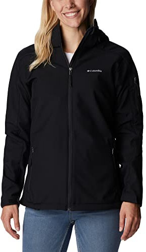 Columbia Cascade Ridge Softshell, Veste Coupe Vent Softshell Femme, Black, Taille L
