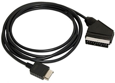 OSTENT Réel RGB Scart Câble Cordon TV AV Lead pour Sony PS1 PS2 PS3 Slim PAL Console