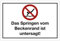 WANDKINGS Hinweisschild - Das Springen vom Beckenrand ist untersagt! - stabile Aluminium Verbundplatte - Wähle eine Größe - 20x15 cm