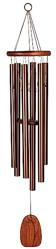 Woodstock Chimes AGLBR Windspiel für den Außenbereich, 101,6 cm, mittelgroß, bronzefarben, Outdoor-Dekoration für Terrasse, Veranda, Garten, Gedenkgeschenk für geliebte Menschen