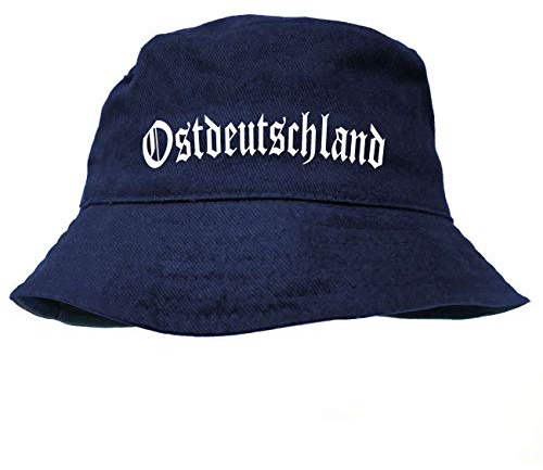 Spaß Kostet Männer Jungs Anglerhut Ostdeutschland alt deutsche Schrift Bucket hat Fischerhut