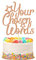 Personalised Cake Topper | Customized Birthday Cake Decorations. Double Sided Glitter Card Text Customized | Birthday or Wedding Party Multicolour Glitter Cake Decoration(Rose Gold)