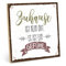 TypeStoff Holzschild mit Spruch – ZUHAUSE IST EIN GEFÜHL – im Vintage-Look mit Zitat als Geschenk und Dekoration - HS-00663