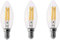 Kit 3 lampes LED Iba E14 dimmable pour Kartell Bourgie 5W lumière chaude 2700K 510 lumens