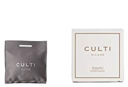 Culti Profumo Casa in Cuscinetto profumato Dimensioni 7X7cm Milano | Fragranza Tessuto, alle Foglie di Cassis e Musk - Durata 3 Mesi