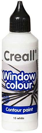 Tophobby Window-Color-Premiumfarbe Fensterfarben frei wählbar auch Konturenfarbe (KONTUR WEISS)