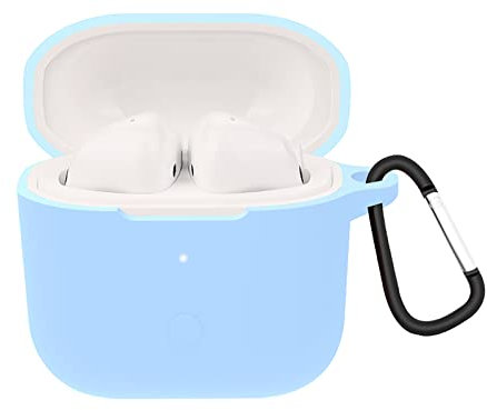 GIOPUEY Funda para Redmi Buds 3, Ultradelgado Silicona Case Cover, Anti-caída, Redmi Buds 3 Funda - Blue
