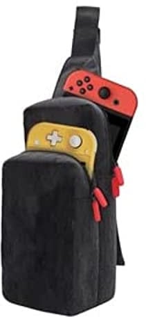COQUE Muvit Gaming Rucksack für Nintendo Switch, Schwarz, Reißverschluss