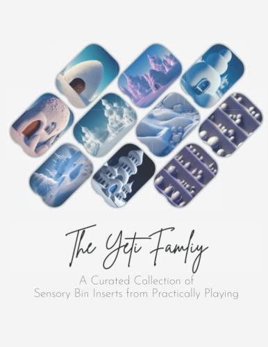 The Yeti Family- A Curated Collection of Sensory Bin Inserts from Practically Playing