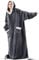 Seogva Extra Long Wearable Blanket Hoodie, Oversized Blanket Sweatshirt for Women and Men, Super Warm and Cozy Giant Hooded Blanket, Thick Flannel Blanket with Sleeves and Giant Pocket, Dark Grey