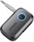 UGREEN AXU Bluetooth 5.4 Adapter for Car, Bluetooth Receiver for Home Stereo/Speaker/Wired Headphones, Bluetooth Car Receiver, Handsfree Call, Dual Device Connection, 15 Hour Playtime (Grey)