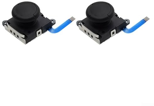 Per Switch NS Joycon Controller Joystick Sensore Parte di Ricambio Accessorio 3D Analogico Pollice Drift Repair (2 pz nero)