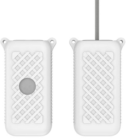 Funda Protectora de batería para Apple Vision Pro, Funda Blanda de protección efectiva de batería Funda Anti-arañazos para Vision Pro Accesorios de batería (Blanco)