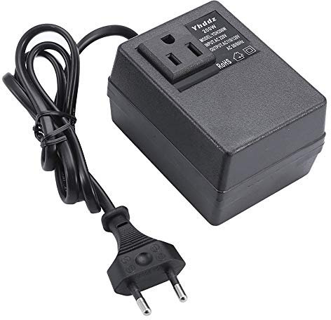 Toplionace 200W AC 220V zu 110V Spannungswandler, Leistungstransformator Step Down Einphasen Weg EU Stecker Spannungswandler Wandler