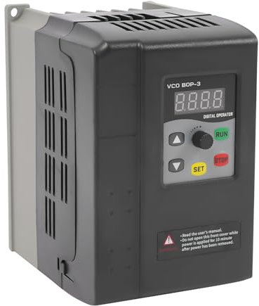 1.5/2.2KW Frequenzumrichter 380V AC VFD Drehzahlregler 3 Phasen Wechselstrom Wechselrichter Drehstrommotoren Transformator Variable Frequenz Drive Inverter (2.2KW)