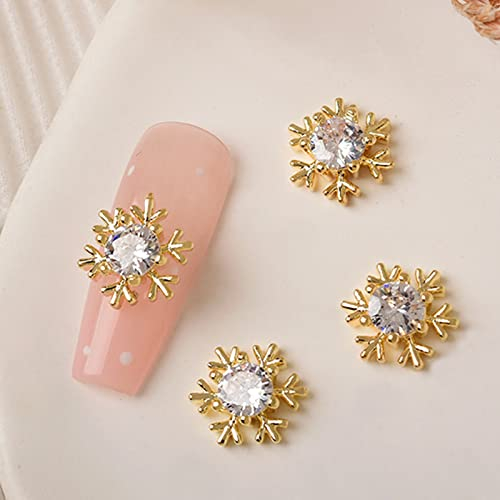 3D Nail Art Nagel Weihnachtsmann Rentier Schneemann Nail Art Dekorationen Metall Nail Art Ohrstecker Weihnachten Nagelschmuck Nagel Strasssteine und Kit Nagel Strasssteine für Acrylnägel 3D