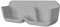 Glasses Holder - Wall Mounted Reading Glasses Holder, Eyeglasses Holder Sunglasses Display Rack | Eyewear Display Case Shelving Adhesive Floating For Phone(17.5x3.5x5.8cm)(Transparent, White, Gray)